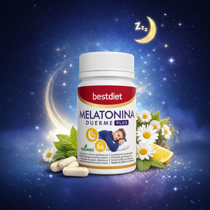 Melatonina con ingredientes naturales